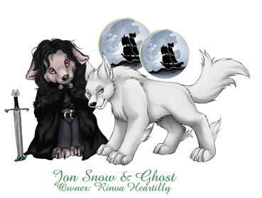 Jon Snow & Ghost