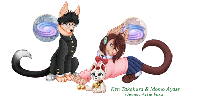 Ken Takakura and Momo Ayase