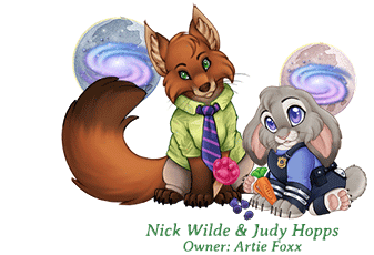 Nick Wilde and Judy Hopps
